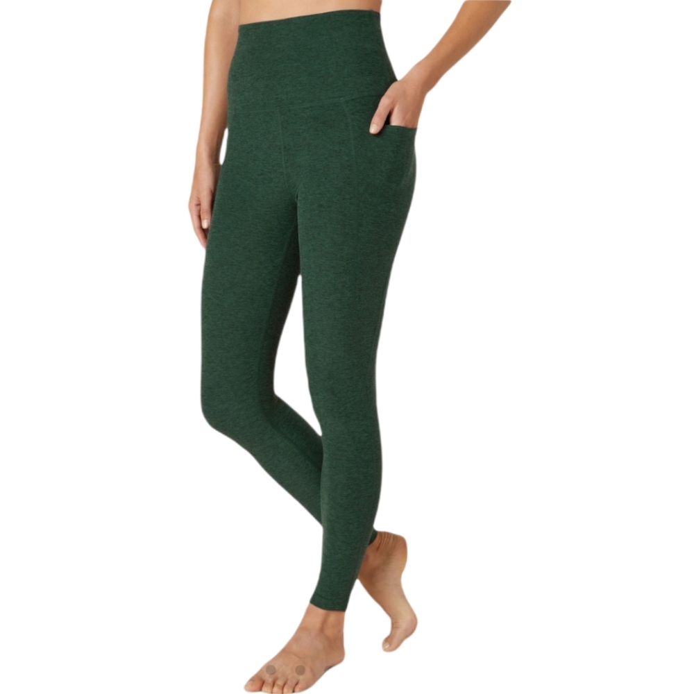 Beyond Yoga Forest Green High-Rise Pocket Leggings - Picture 6 of 13